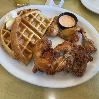 Sammy's Stackhouse - 5 pieces of Sammy's Famous Chicken and Waffle.. terrible. - American Near Me - Orange, California Sammy's Stackhouse - 5 pieces of Sammy's Famous Chicken and Waffle.. terrible. - American Near Me - Orange, California