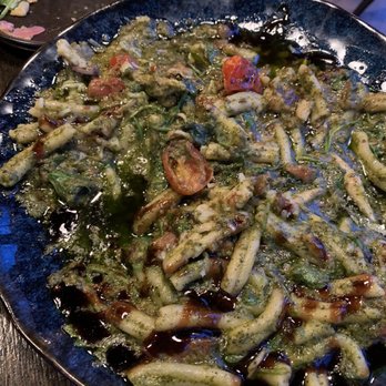 Fork & Fig - Pesto drowning in oil and balsamic glaze - Burgers Near Me - Albuquerque, New Mexico Fork & Fig - Pesto drowning in oil and balsamic glaze - Burgers Near Me - Albuquerque, New Mexico