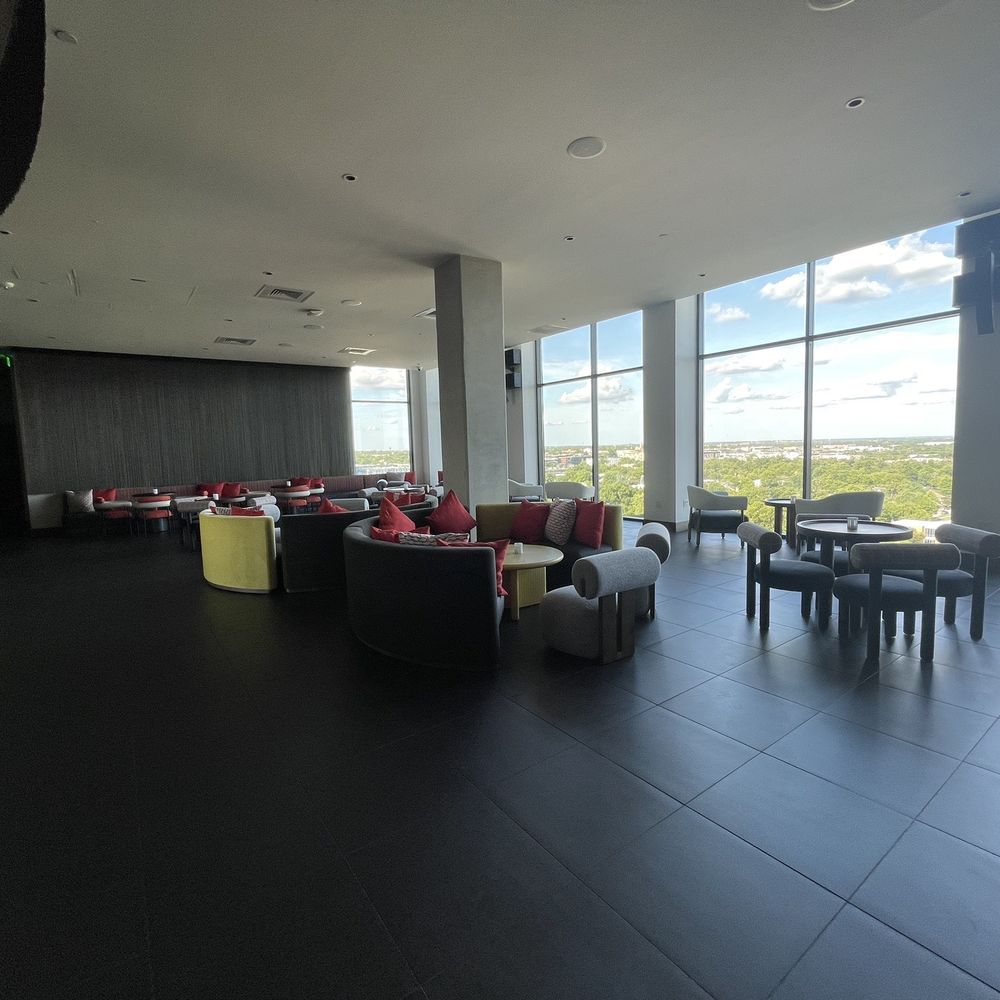 Limestone Rooftop - Seating area inside - Lounges Near Me - Austin, Texas