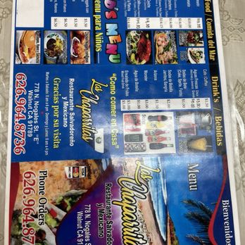 Las Chaparritas - Menu - Mexican Near Me - Walnut, California