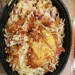 Triple hash browns with everything except gravy!! Pathetic!!! Triple hash browns with everything except gravy!! Pathetic!!!