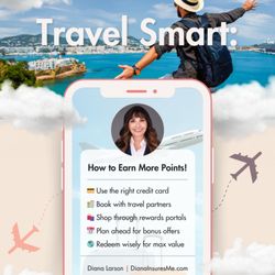 Diana Larson - State Farm Insurance Agent - Who else is dreaming of their next vacation? Here's how to stack up those travel points and get closer to your next trip!