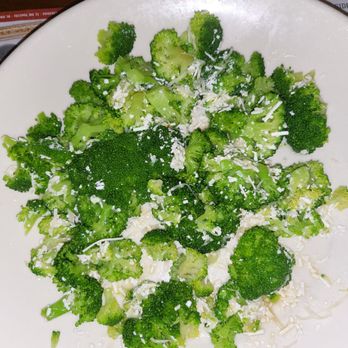 The Old Spaghetti Factory - Large broccoli with mizithra cheese and browned butter $8.50. Smaller than expected, luke warm. Just buy the cheese and make at home. - Italian Near Me - Elk Grove, California