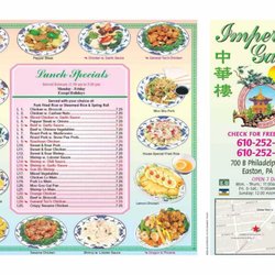 Imperial Garden - Lunch specials