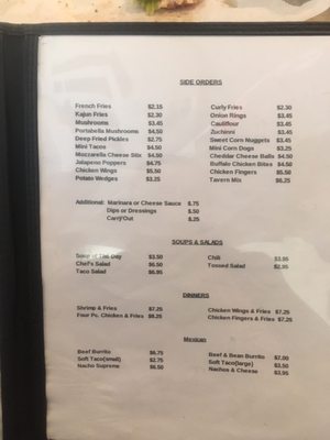 Menu photo 4 Riverside Tavern Riverside, MI