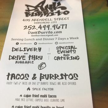 Dank Burrito - Food Trucks Near Me - Morehead City, North Carolina Dank Burrito - Food Trucks Near Me - Morehead City, North Carolina