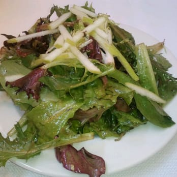 Hamiltons' At First and Main - House salad of arugula, field greens and deterred green apple. - New American Near Me - Charlottesville, Virginia Hamiltons' At First and Main - House salad of arugula, field greens and deterred green apple. - New American Near Me - Charlottesville, Virginia