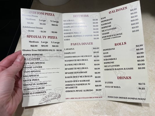 Menu photo 3 Bella's Pizzeria Moore, OK