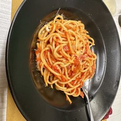Regina Restaurant - Spaghetti All'amateiciana