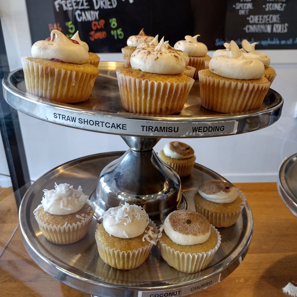 Sugarfoot's Cupcakes - Strawberry shortcake, tiramisu, wedding cake, coconut & churro - daily flavors - Cupcakes Near Me - Spring, Texas Sugarfoot's Cupcakes - Strawberry shortcake, tiramisu, wedding cake, coconut & churro - daily flavors - Cupcakes Near Me - Spring, Texas