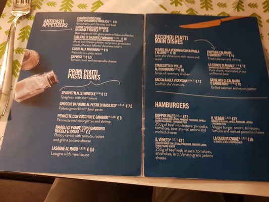 Menu photo 2 Ciao Bella Venezia, VE
