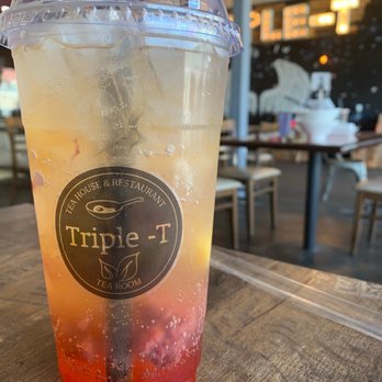 Triple-T - Strawberry and Peach Mojito - Noodles Near Me - Gardena, California
