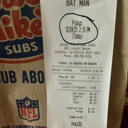 The regular number 9 is what's in the bag. The regular number 9 is what's in the bag.
