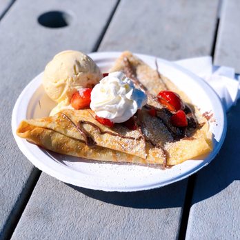 Go Crêpe - a plate of food on a table - Food Stands Near Me - Minneapolis, Minnesota