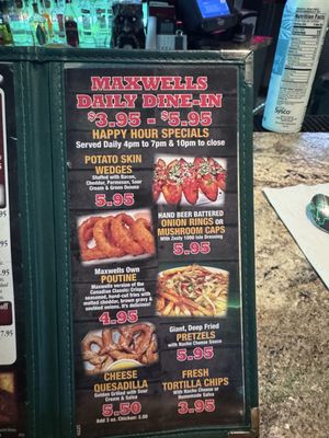 Menu photo 4 Maxwells Pub & Grill Beaverton, OR