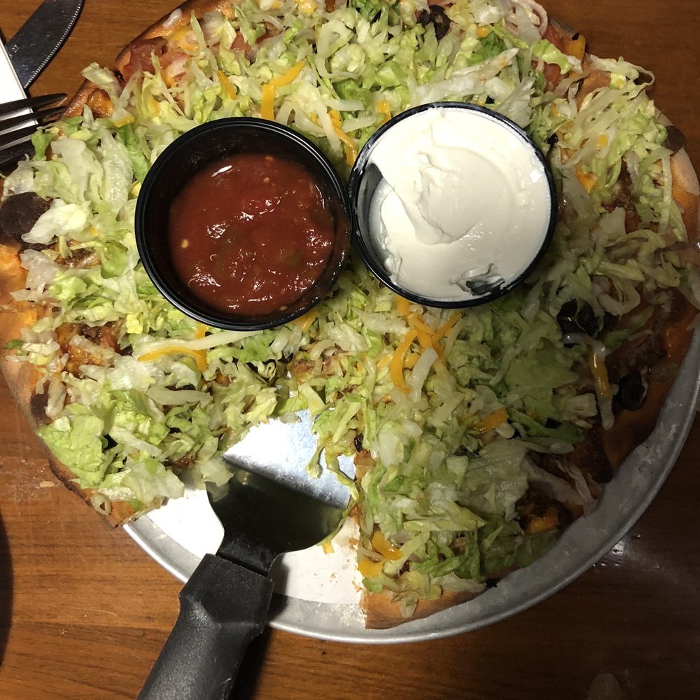 Small taco pizza Small taco pizza