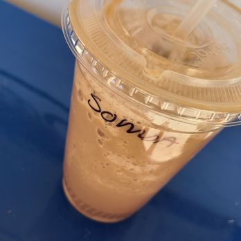 Gold Brew Coffee Bar - Samoa frappe. Mocha, coconut, deliciousness! - Coffee & Tea Near Me - Glendale, Arizona Gold Brew Coffee Bar - Samoa frappe. Mocha, coconut, deliciousness! - Coffee & Tea Near Me - Glendale, Arizona