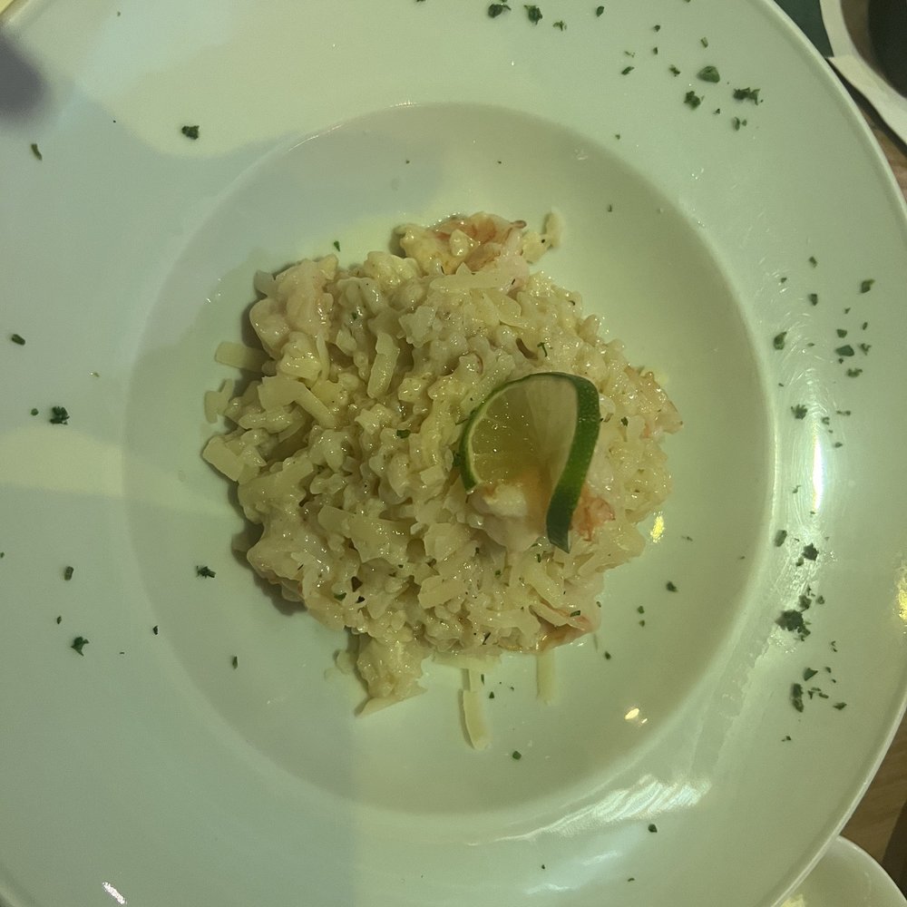 La Pizzarra - Lemon and shrimp Risotto- had plenty of shrimp - Pizza Near Me - Cancún, ROO