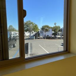 View to site 16 from laundry room View to site 16 from laundry room