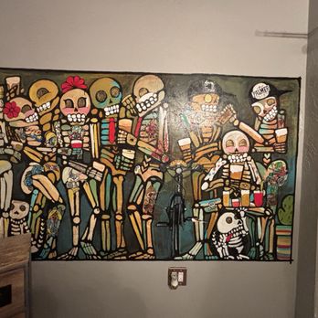 Left Turn Distillery - Ladies' room Art - Mexican Near Me - Albuquerque, New Mexico