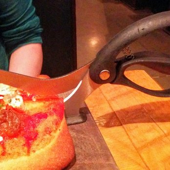 Scaddabush - Scissors to cut the Sophia pizza - Italian Near Me - Richmond Hill, Ontario Scaddabush - Scissors to cut the Sophia pizza - Italian Near Me - Richmond Hill, Ontario