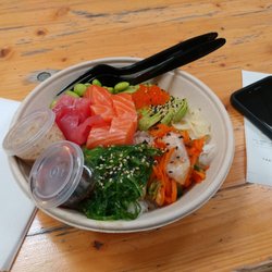 Suki Ramen - Salmon and Tuna Poke