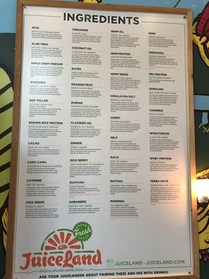 Menu photo 6 JuiceLand Austin, TX