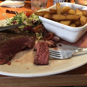 Michael's Steak & Seafood Bar - Medium rare steak and dish - Seafood Near Me - Edinburgh, EDH