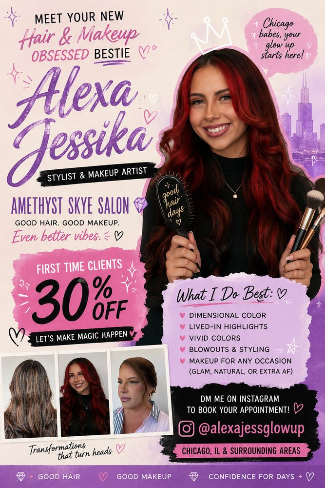 Alexa Jessika - Amethyst Skye Salon Logo