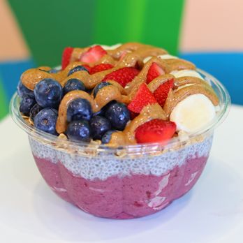 Thrive Juice Lab - PB Bowl with house-made vanilla chia pudding layer, and house-made almond butter - Juice Bars & Smoothies Near Me - Laguna Niguel, California Thrive Juice Lab - PB Bowl with house-made vanilla chia pudding layer, and house-made almond butter - Juice Bars & Smoothies Near Me - Laguna Niguel, California