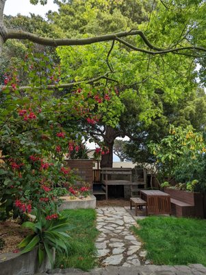 Lawn Install with Stepping Stones - We use California Native, no-mow lawn options that use less water, need less maintenance over time, are beautiful and eco-friendly. Lawn Install with Stepping Stones - We use California Native, no-mow lawn options that use less water, need less maintenance over time, are beautiful and eco-friendly.