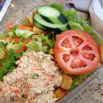 Bagel Street Cafe - Chicken salad in a salad! :) - Bagels Near Me - Dublin, California Bagel Street Cafe - Chicken salad in a salad! :) - Bagels Near Me - Dublin, California