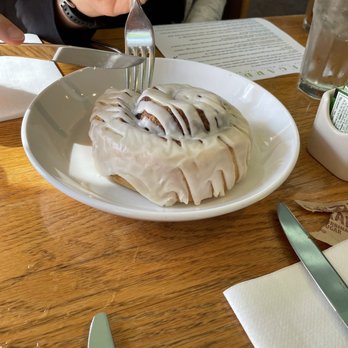 Irregardless Cafe - Cinnamon bun - New American Near Me - Raleigh, North Carolina