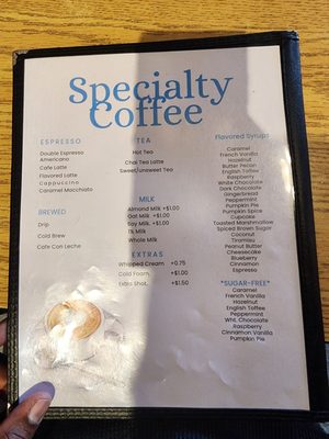 Menu photo 1 Brewed Awakening Georgetown, SC
