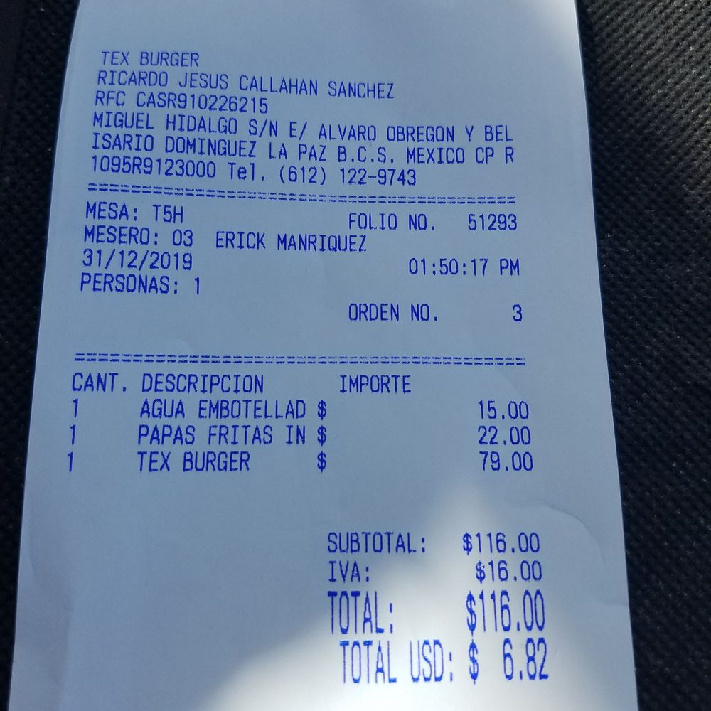 Reciept