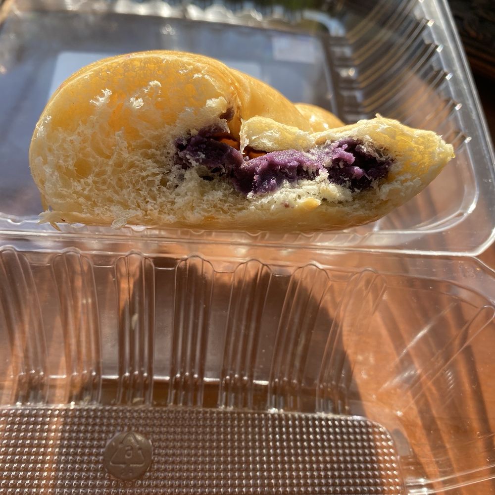 San Honore Panaderia - Plenty of ube further in bun. - Bakeries Near Me - Hayward, California San Honore Panaderia - Plenty of ube further in bun. - Bakeries Near Me - Hayward, California