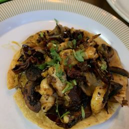 Guajillo recommended by the waiter. So good! Shrimp octopus cooked with butter guajilla Chile and grilled onion. Guajillo recommended by the waiter. So good! Shrimp octopus cooked with butter guajilla Chile and grilled onion.