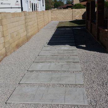 EnviroScape Services - Decorative Concrete walkway and new decomposed granite top dressing - Lighting Fixtures & Equipment Near Me EnviroScape Services - Decorative Concrete walkway and new decomposed granite top dressing - Lighting Fixtures & Equipment Near Me