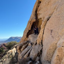 I found this cool hiding cave up high! I found this cool hiding cave up high!