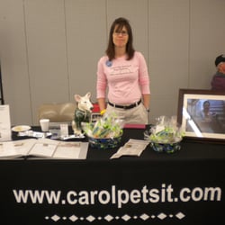 Carol's Pet Sitting & Dog Walking - Compassionate Pet Care in Your Home for 16 Years - This is my table at A Taste of Leavenworth 2012.