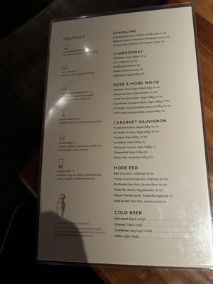 Menu photo 5 Hillstone Santa Monica, CA