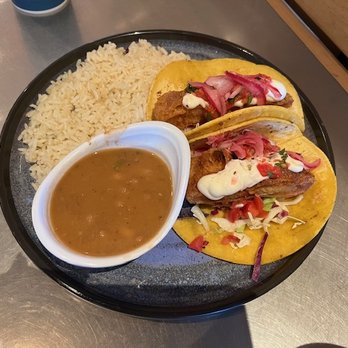 California Fish Grill - battered fish taco plate - Seafood Near Me - San Jose, California California Fish Grill - battered fish taco plate - Seafood Near Me - San Jose, California