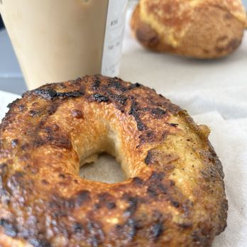 Wake and Late - Sweet onion bagel has beautiful sweet notes from the caramelized onions - Breakfast & Brunch Near Me - Pasadena, California Wake and Late - Sweet onion bagel has beautiful sweet notes from the caramelized onions - Breakfast & Brunch Near Me - Pasadena, California