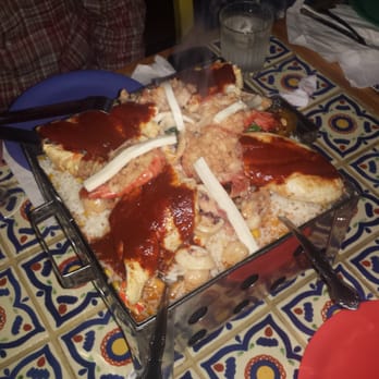 Mi Tierra - Parrillada de Lujo with tilapia, clams, shrimp, mussels, and calamari - Mexican Near Me - Chicago, Illinois