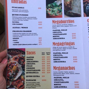 Los Burritos - Menu - Tacos, Burritos, Megagringas, y Meganachos - Tacos Near Me