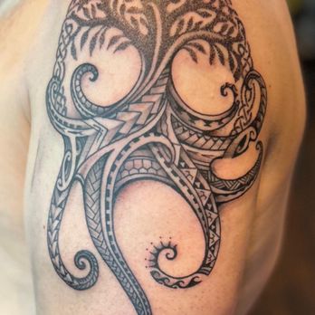Kulture Tattoo Kollective - Tree of life octopus. - Tattoo Near Me - Hanapepe, Hawaii