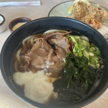 Cafe Yoto - Niku Udon with poached egg - Japanese Near Me - Minneapolis, Minnesota