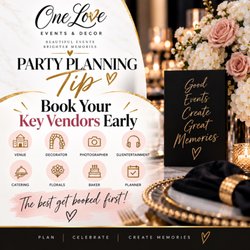 One Love Events & Decor - Text 9542610868 for info