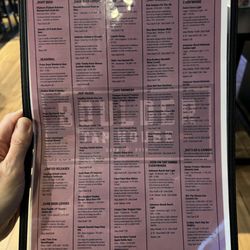 Boulder Tap House - One side of tap list