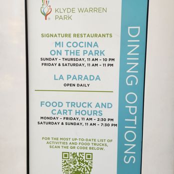 Klyde Warren Park - Dining options and food trucks - Parks Near Me - Dallas, Texas Klyde Warren Park - Dining options and food trucks - Parks Near Me - Dallas, Texas